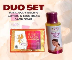 DUO SET SCD PEELING LOTION & SCD KOJIC DARK SOAP