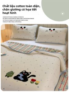 SHAYA | Bộ Đắp Giường Bông Cotton Có Thể Giặt