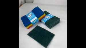 TORI HOME 5pcs Green Scouring Pad | Plate wash pad | Kain Hijau Cuci Pingan | 瓜丝布 | 洗碗青布