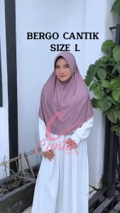 Hijab Bergo Cantik Jersey Size L /Jilbab Instan Cantik Jersey Premium Model Menutup dada Nyaman di pakai Trend Hijab Modern /Jilbab Remaja Simple /Jilbab Cantik Elegant BISA [COD]
