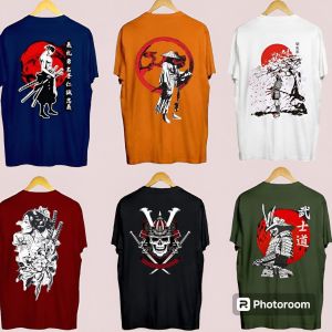 Kaos Samurai Jepang Keren 50Ribu dapat 3pcs