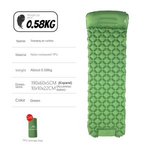 Mountainhiker | Mountainhiker Inflatable Mattress Sleeping Pad Ultralight Camping Mat Air Mattress Camp mat for Hiking Tent Travel Backpacker