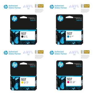 Genuine HP 937 Black | HP 937 Cyan | HP 937 Yellow | HP 937 Magenta Original Ink Cartridges | Hardware Compatibility HP OfficeJet Pro 9120e HP OfficeJet Pro 9130e HP OfficeJet Pro 9720 HP OfficeJet Pro 9730 | 937B 937M 937C 937Y 937 937b 937c 937m 937y
