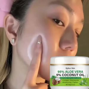 Kem Dưỡng Ẩm Lô Hội & Dừa Với Collagen Axit Hyaluronic & Niacinamide Cấp Ẩm Sâu Dùng Được Cho Cả Nam Và Nữ Dùng Cho Toàn Bộ Khuôn Mặt