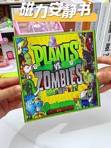 Plant VS Zombies New Quiet Book for Boys Childrens DIY Toys