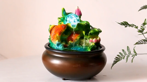 Modern minimalist living room water fountain decoration Feng Shui ball TV cabinet office desktop decoration wealth attraction housewarming opening gift