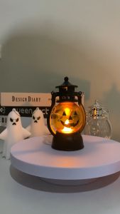พร้อมส่ง โคมไฟฮาโลวีน  ไฟตะเกียง ตะเกียงผี พร็อบตกเเต่งฮาโลวีนHalloween ร้านไทย