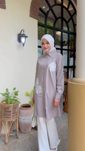 Baju Kemeja Atasan Wanita & Tunik Casual Wanita Bahan Katun
