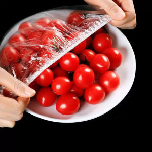 100/300pcs ครอบคลุมอาหาร Home Foods Freshing Seal ยืดหยุ่นห่อพลาสติกตู้เย็น Fresh Keeping Saver กระเป๋าเครื่องมือห้องครัว