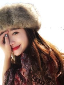 Autumn and Winter Fur No Topless Hat Beanie Fur Thickened Imitation Fox Fur Hatband Wool Tops Heattech Wig Hat for Women