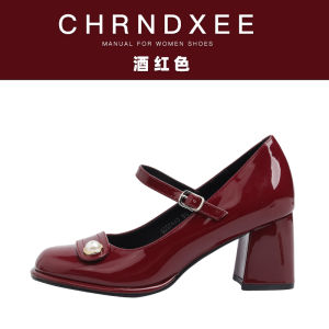 Elegant Pearl High Heels Mary Jane Single Shoes round Toe Strap Wedding Shoes Evening Gown Womens Footwear Fashionable Slippers