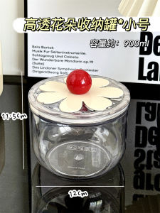 Large Capacity Hair Accessories Storage Box for Girls Hair Ties Clips Bands Rings Creative Organizer Box Floral  Style