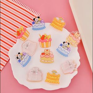 Creative Cute Cartoon Cake Design Memo Acrylic Clip/Paper Clip