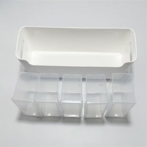 6pcs Card Storage Boxes with 1pc Large Box And 5pcs Small Boxes Transparent Card Storage Box for Trading MTG TCG Sports Card