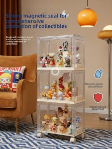 AMU·PIGGY | Display Organizer for Figures and Boxes Transparent Display Case