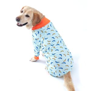 Dog Pajamas Recovery Suit for Dogs After Surgery Lightweight Adorable Pet Onesie for Shedding Prevent Licking Surgical Wound