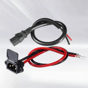 TNBROTHERS | Thick High-Power Electric Wire with Pi Shape Male/Female Connectors and Charge Discharge Port 1m