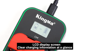 [KingMa] EN-EL15 2400mAh Replacement Battery / Set / Fast LCD Dual Charger for Nikon Cameras using ENEL15 Battery