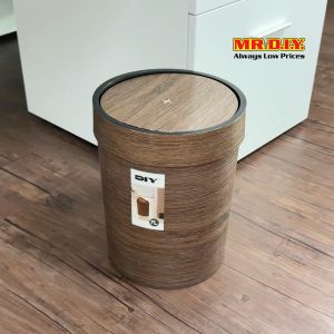 มิสเตอร์.ดี.ไอ.วาย ถังขยะลายไม้ สุดมินิมอล ขนาด 7 ลิตร