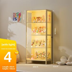 Zhuoleshi | Transparent Glass Display Cabinet for Collectibles and Toys