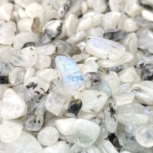 50g/100g Random High Quality 1-5mm Rainbow Moonstone Chip Decoration Natural Crystal Raw Stone Birthday Gift Scene Decoration
