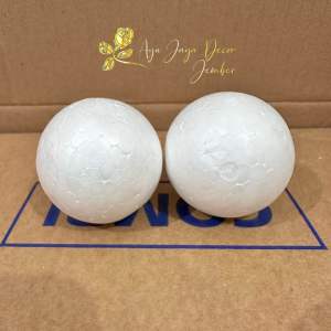 1 pcs Bola Gabus 6cm / Bola Gabus Styrofoam diameter 6cm Mainan