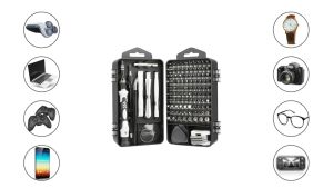 ISKU Obeng Set 122 In 1 Obeng Hp Multifungsi Alat Bongkar Mini Precision Untuk Phone Laptop Reparasi