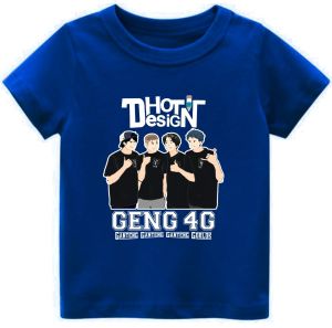 Kaos Anak Motif Dhot Design/ Usia 1-14 Tahun/Catton Combed 30s