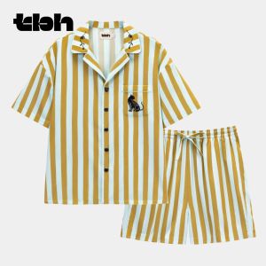 T-B-H | Couple Pajamas Set Suitable for Outdoor Wear Gift