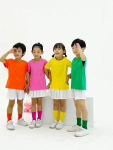 Áo thun trẻ em cho Bé (Nam Nữ) cổ tròn đủ sắc màu đi chơi hội nhóm đồng phục