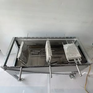 Máy Nướng Thịt 15 Xiên Thép " MOTOR NHẬT " Cực Khủng Chịu Tải Hơn 10kg Thịt. Tặng Kèm 3 Xiên Gà và 15 Xiên Đơn