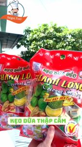 [HCM]kẹo dừa thanh long thập cẩm - đặc sản Bến Tre (500g)