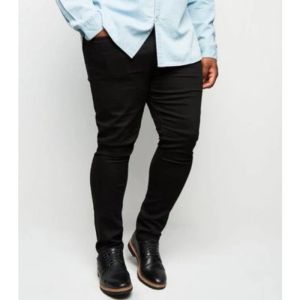 Big size seluar lelaki slim fit jeans kain tabal stretch skinny jeans size 36-50