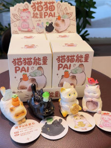 Crystal Cat Figurine Office Desktop Decoration Cute Resin Craft Blind Box Childrens Gift Creative Home Decorations And Ideas