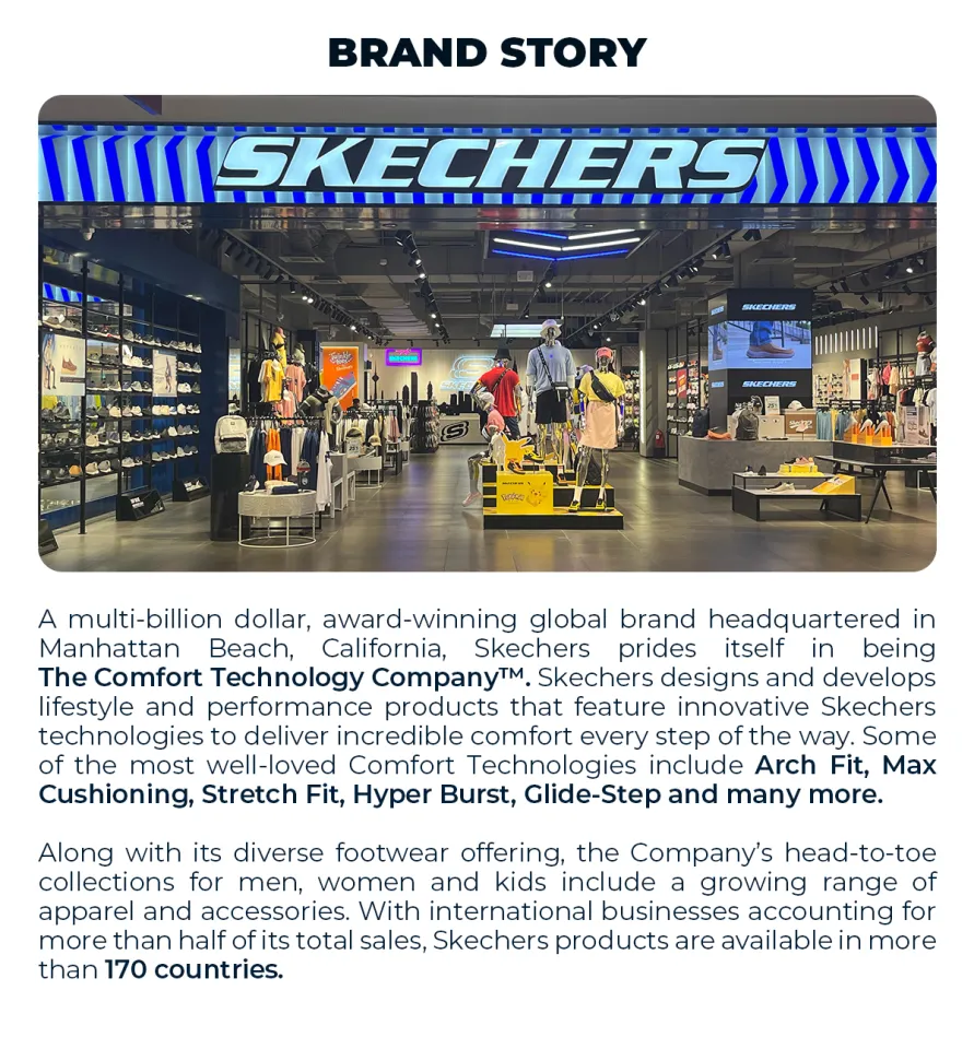 Skechers Women Outdoor Glide-Step At Shoes 180054-BKW Lazada