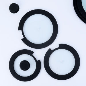 Tefal Silicone Glass Pot Lid Love Iris Opening Cover Kitchen Cooking Utensils Special Design Gap Opening Lid for Pots