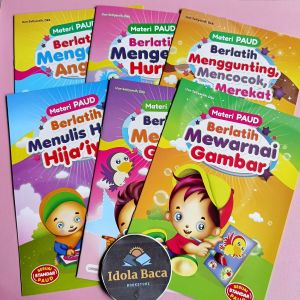 Buku Materi Paud Ukuran Besar Paket 6 Buku