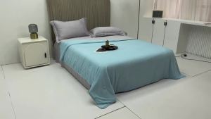 Cold Silky Summer Blanket Cooling Fabric Air Condition Quilt Cool Blankets for Beds Double Side Lightweight Cooled Comforter