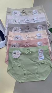 Quần lót cotton nữ kháng khuẩn mềm mát viền su 6587 cao cấp QC12 YiOn Underwear