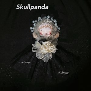 Original Dream Wedding Skullpanda Doll Clothes High-End Series Labubu Fashionable Plaything Doll Outfits Collectible Toys