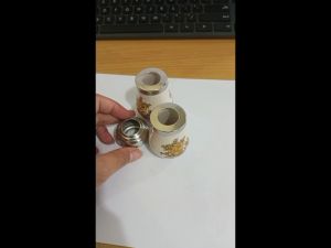 Bandul Keramik Bunga Putih 3/4in aksesoris stainless steel