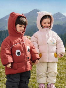 CUTEPANDAS | Áo Khoác Len Dày Có Mũ Cho Bé