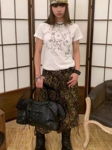 Áo Thun Cotton Tay Ngắn Phong Cách Mỹ Dành Cho Nữ Mùa Hè in Họa Tiết Ngôi Sao in Họa Tiết Phác Thảo Ôm Vừa Vặn Đa Năng