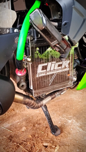 ฝาครอบหม้อน้ำ CLICK110 110i ฝาครอบหม้อน้ำคลิกอะคริลิค การ์ดหม้อน้ำ อะคริลิคเลเซอร์ พร้อมน็อตติดตั้ง