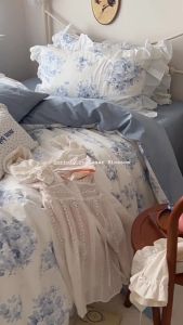 🇲🇾 Ready Stock (Same Day Delivery) LUNAR BLOSSOM 1200TC 35CM Pure Cotton Bedsheets Set Flora Series