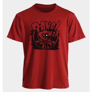 Marvel Mens and Womens T-shirts Deadpool Summer American Spring and Autumn New Classic Oversized Sporty Punk Short Sleeves