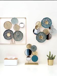 Me Nordic Cahaya Mewah Gaya Dinding Ruang Tidur Hiasan Kreatif Sofa Latar Belakang Liontin Besar