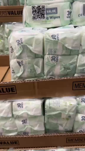 Members value - Cleansing wipes Unscented 30 wipes