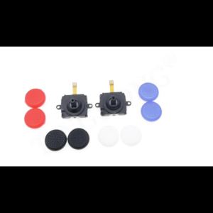 For Meta Quest 3 3D Analog Joystick Replacement VR Controller Rocker Module With Anti-slip Thumbstick Caps Repair Spare Parts