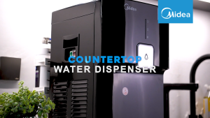 MIDEA Water Dispenser Tabletop Hot Ambient Cold Penapis Air Desktop Water Purifier Midea 1662 / 2568 - Compressor Cooling - Halal Sirim Certified
